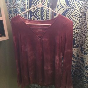 Bell sleeved American eagle shirt